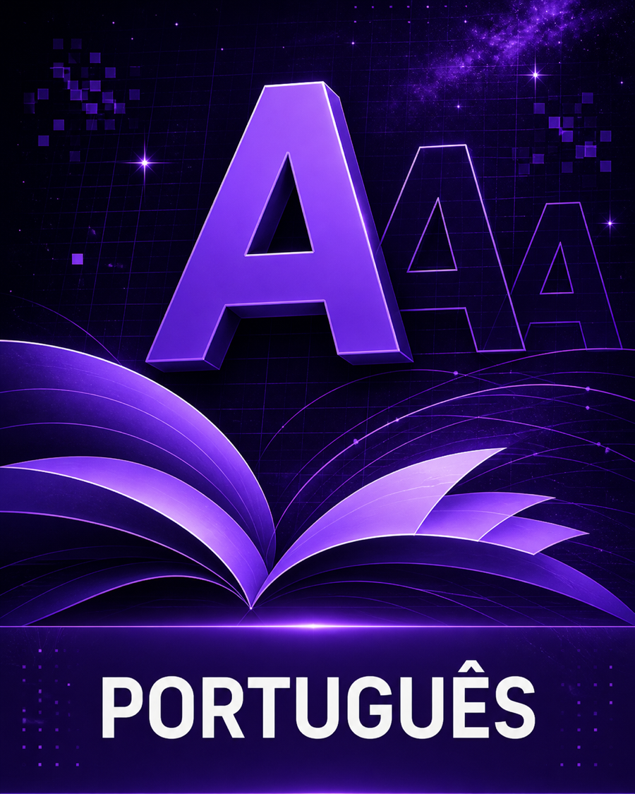 Capa da disciplina de nivelamento em Português